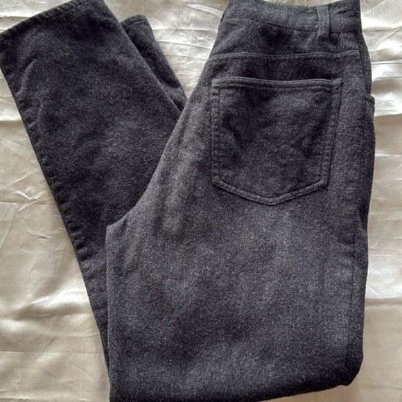 Vintage Lauren Ralph Lauren Wool Trousers Classic 5 Pocket Charcoal Gray Y2K - Picture 12 of 15
